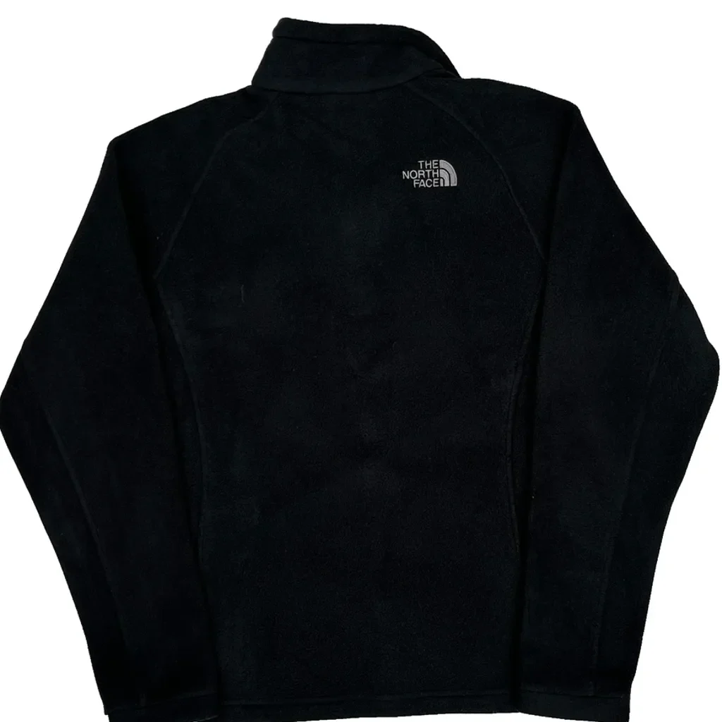 The North Face Fleece Jacket - Medium Black Polyester - Image 9