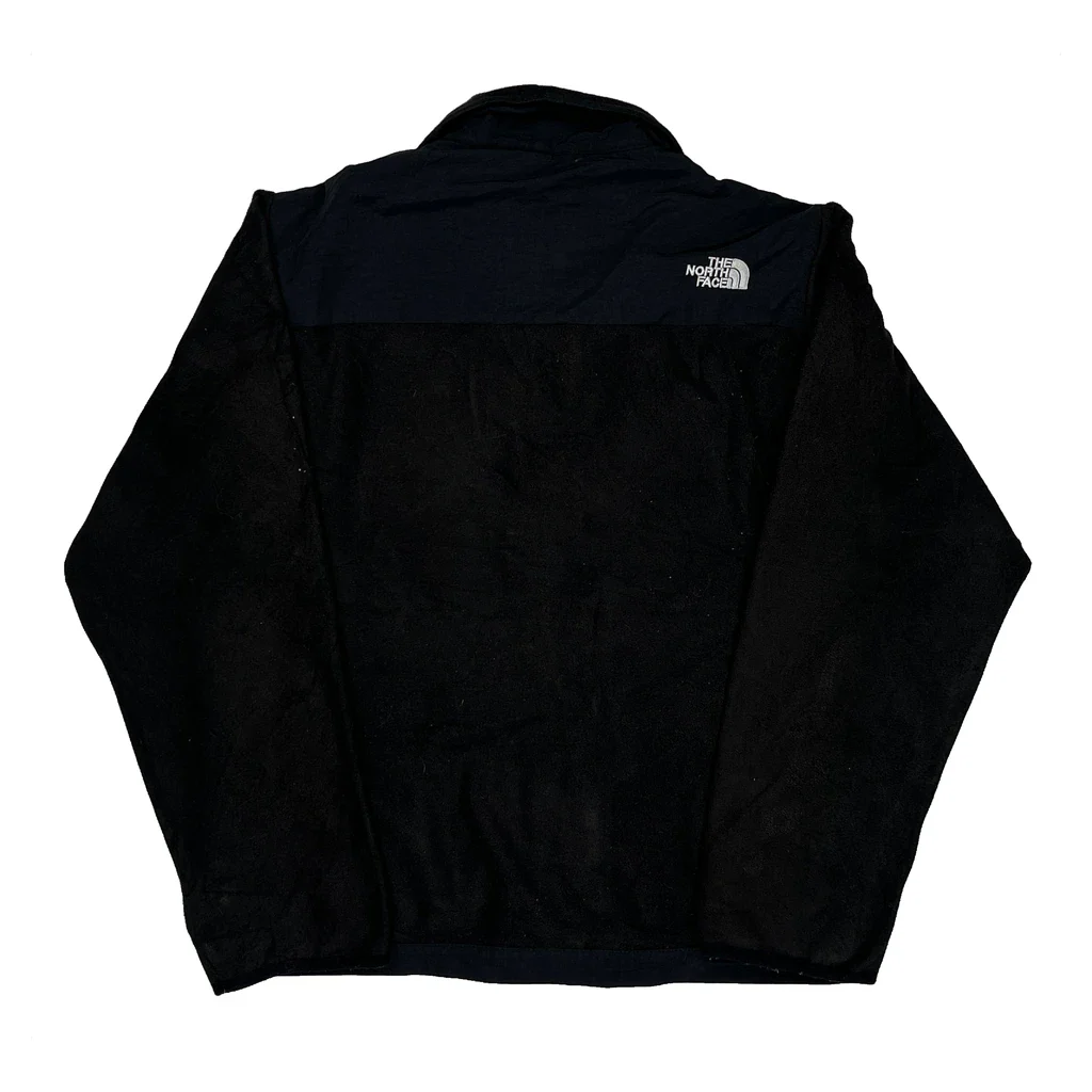The North Face Denali Fleece Jacket - Medium Black Polyester - Image 2