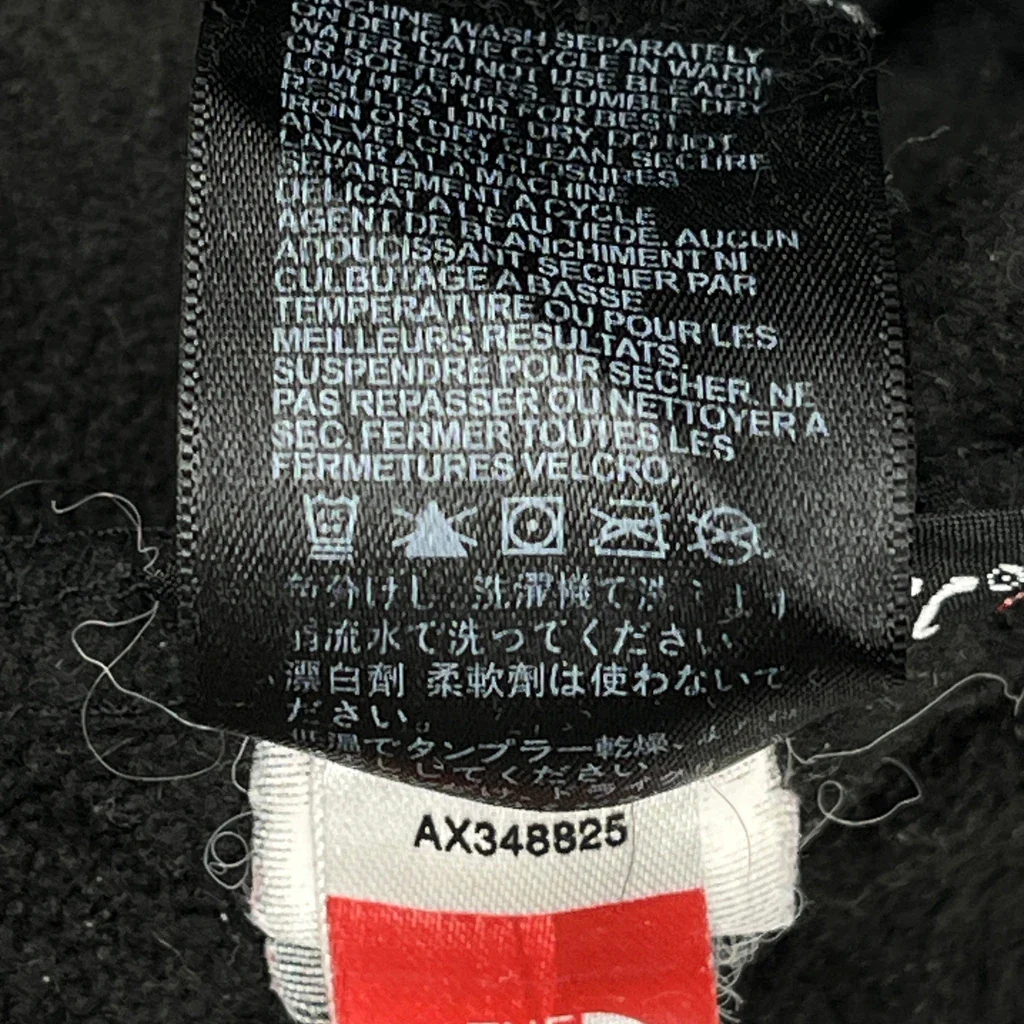 The North Face Denali Fleece Jacket - Medium Black Polyester - Image 5