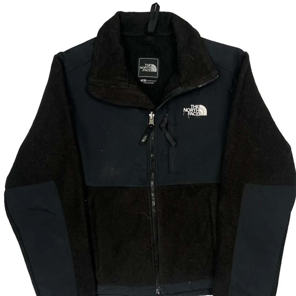 The North Face Denali Fleece Jacket - Medium Black Polyester - Image 5