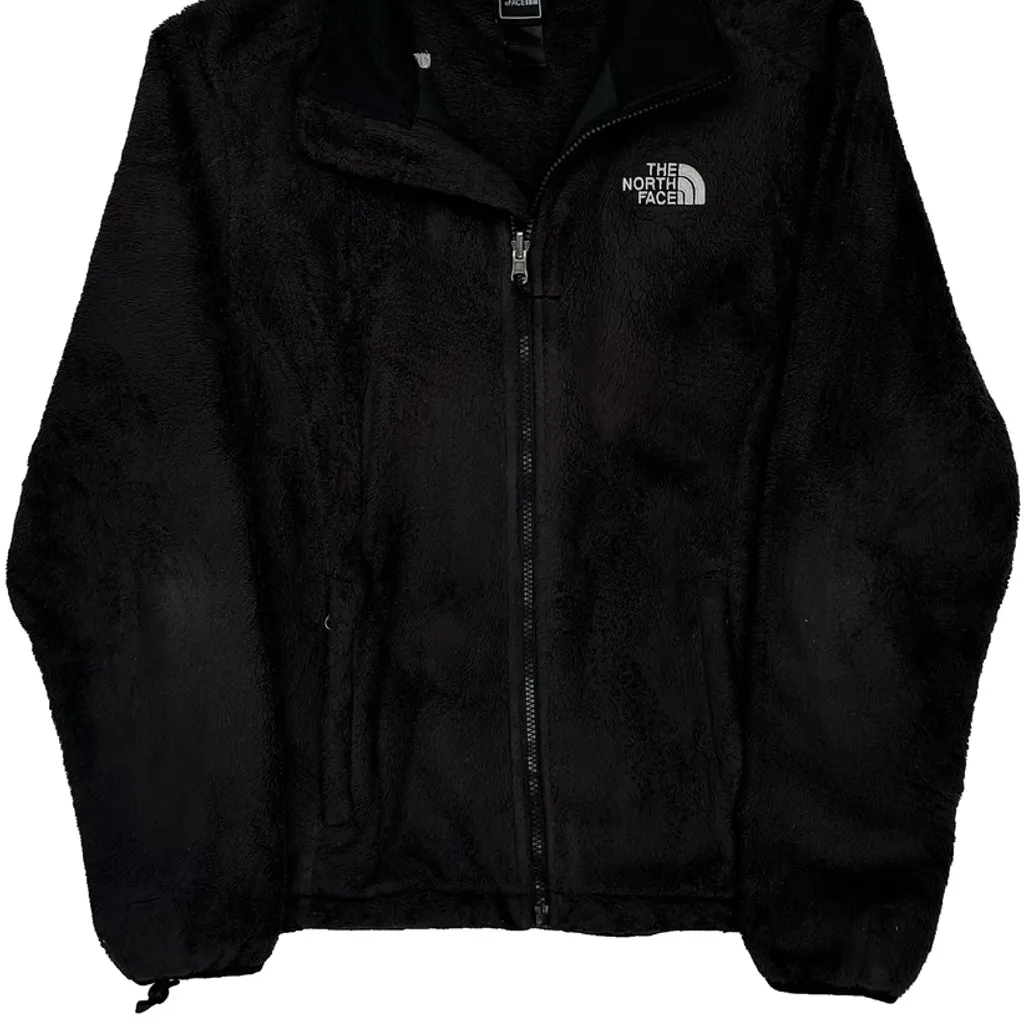 The North Face Fleece Jacket - Medium Black Polyester - Image 6