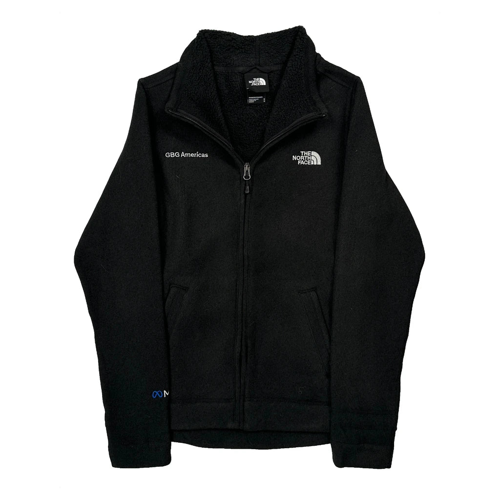 The North Face Fleece Jacket - Medium Black Polyester
