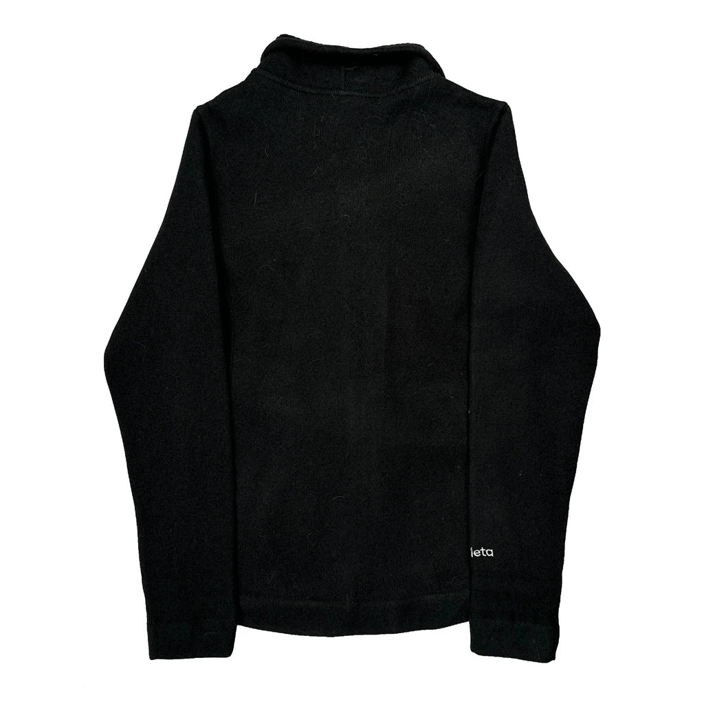 The North Face Fleece Jacket - Medium Black Polyester - Image 2