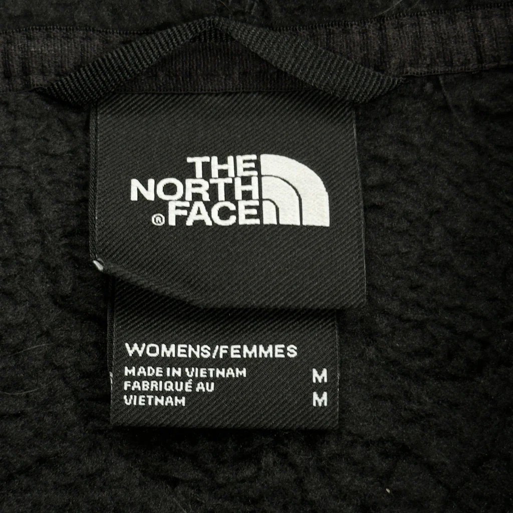 The North Face Fleece Jacket - Medium Black Polyester - Image 3