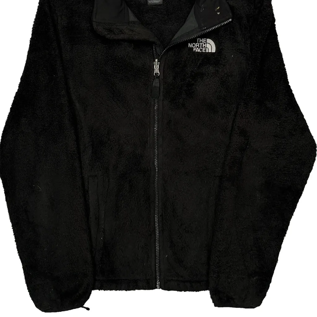 The North Face Fleece Jacket - Medium Black Polyester - Image 6
