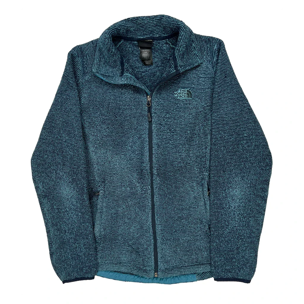 The North Face Fleece Jacket - Large Blue Polyester