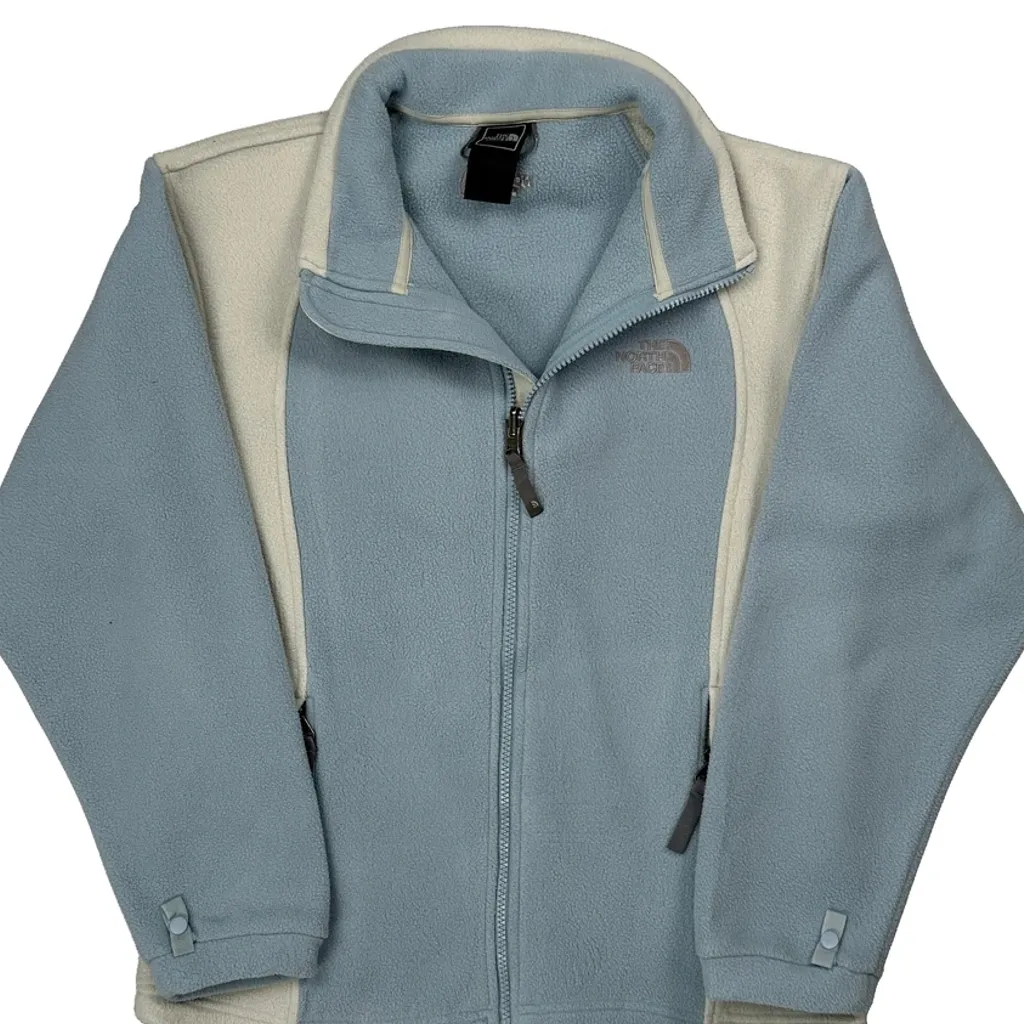 The North Face Fleece Jacket - Large Blue Polyester - Image 4