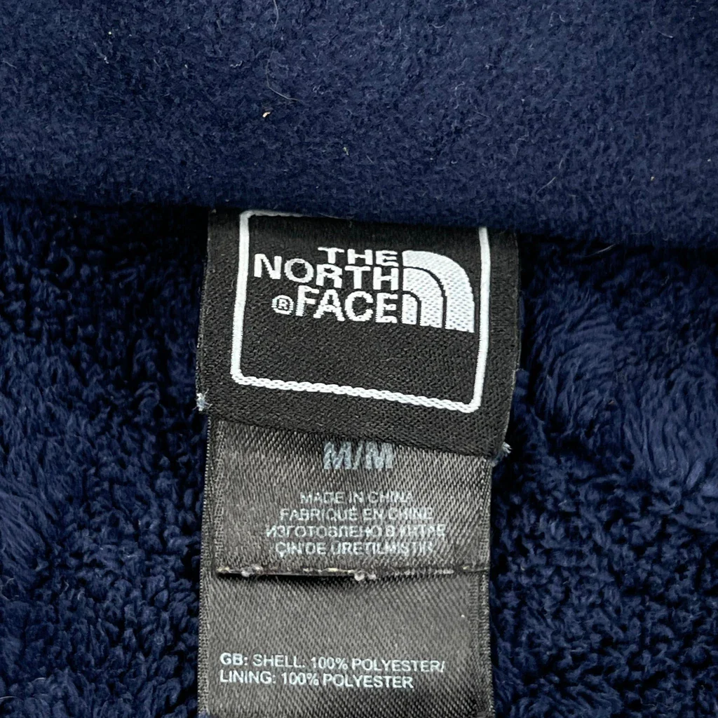 The North Face Fleece Jacket - Medium Blue Polyester - Image 3