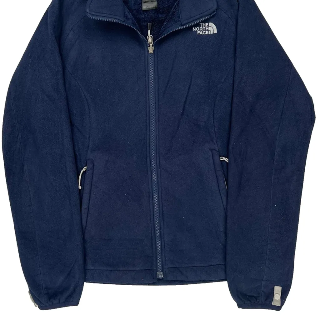 The North Face Fleece Jacket - Medium Blue Polyester - Image 4