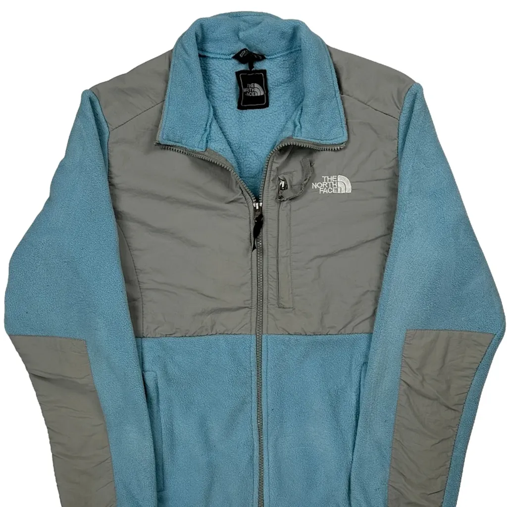 The North Face Fleece Jacket - Medium Blue Polyester - Image 4