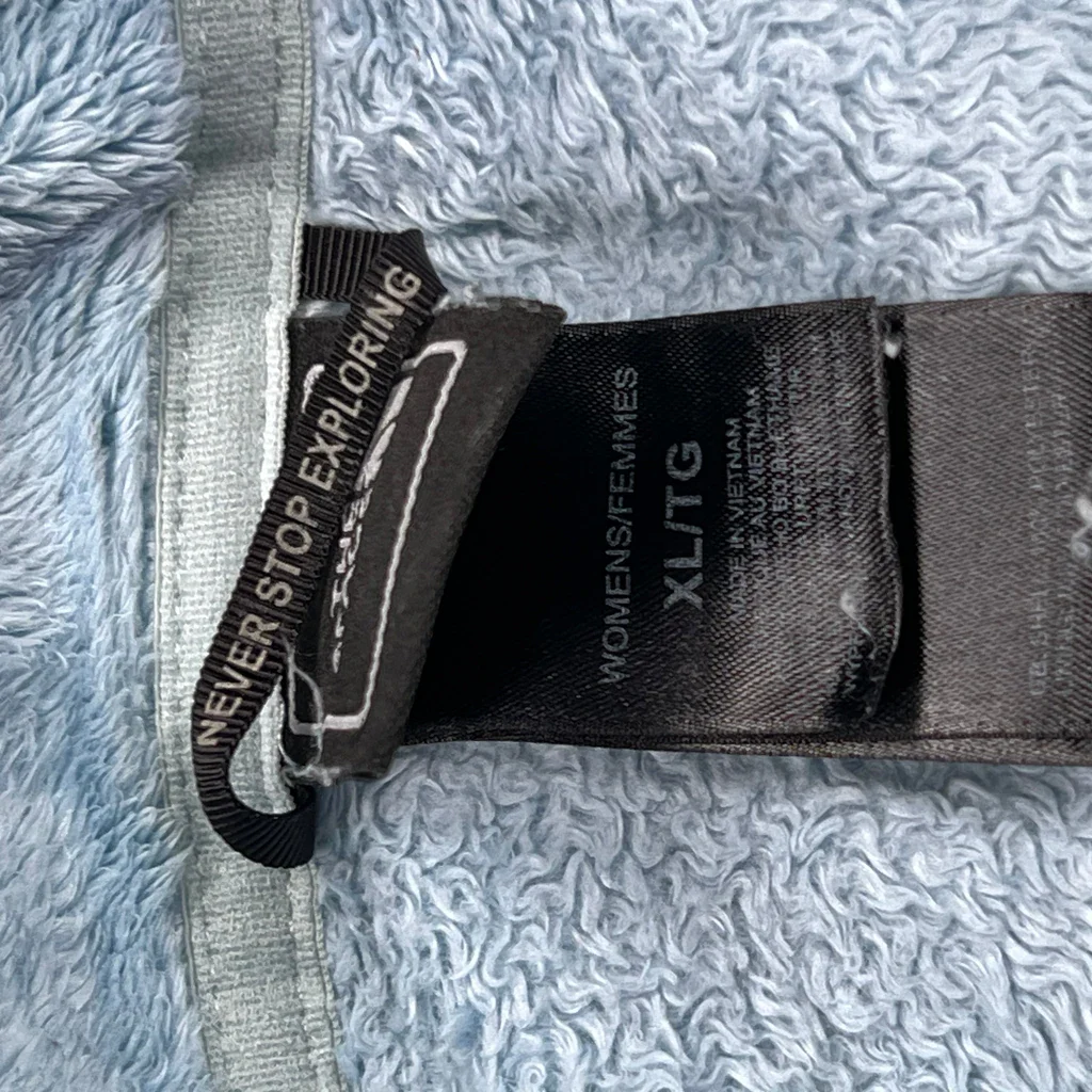 The North Face Fleece Jacket - XL Blue Polyester - Image 4