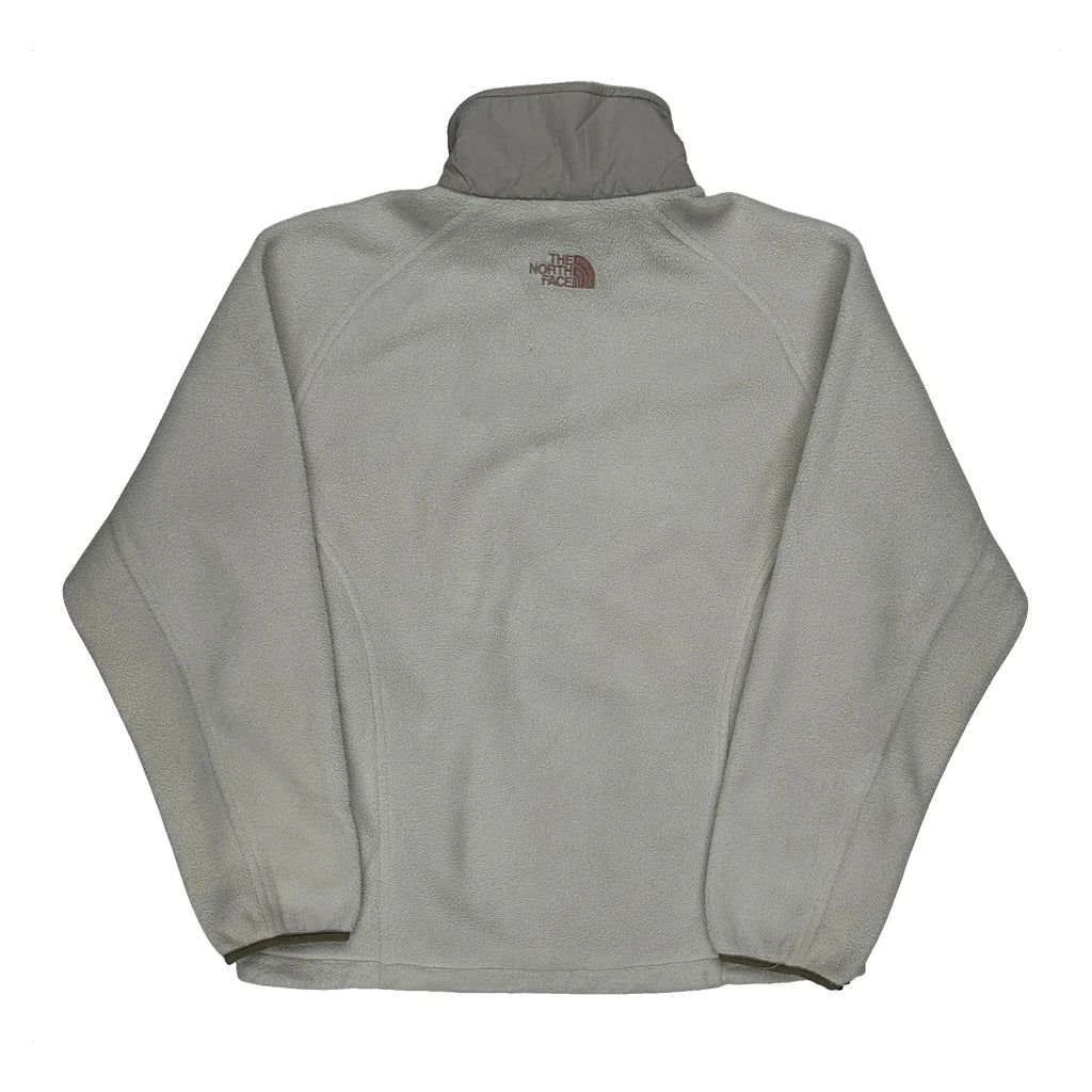 The North Face Fleece Jacket - Large Cream Polyester - Image 2