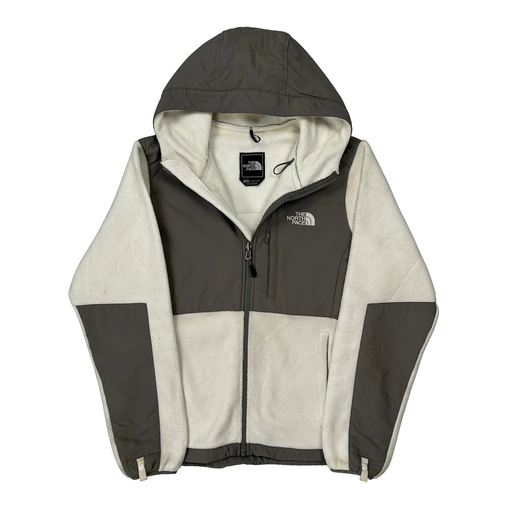 The North Face Denali Fleece Jacket - Medium Cream Polyester