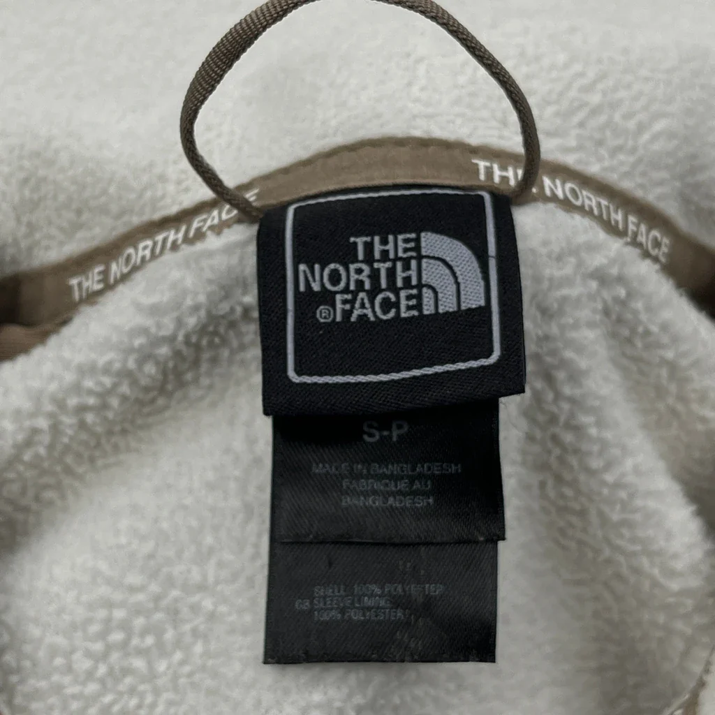 The North Face Fleece Jacket - Small Cream Polyester - Image 3