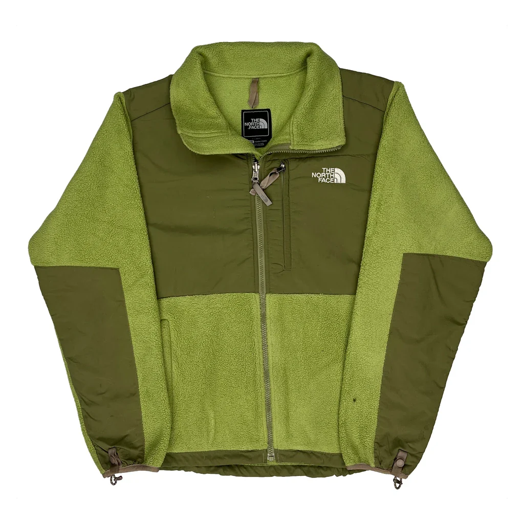 The North Face Denali Fleece Jacket - Large Green Polyester