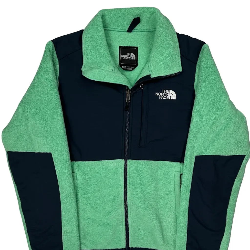 The North Face Denali Fleece Jacket - Small Green Polyester - Image 4