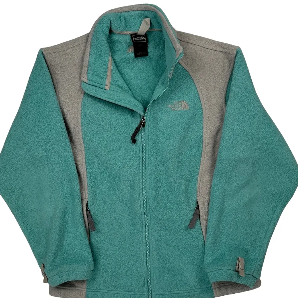 The North Face Fleece Jacket - Small Green Polyester - Image 5