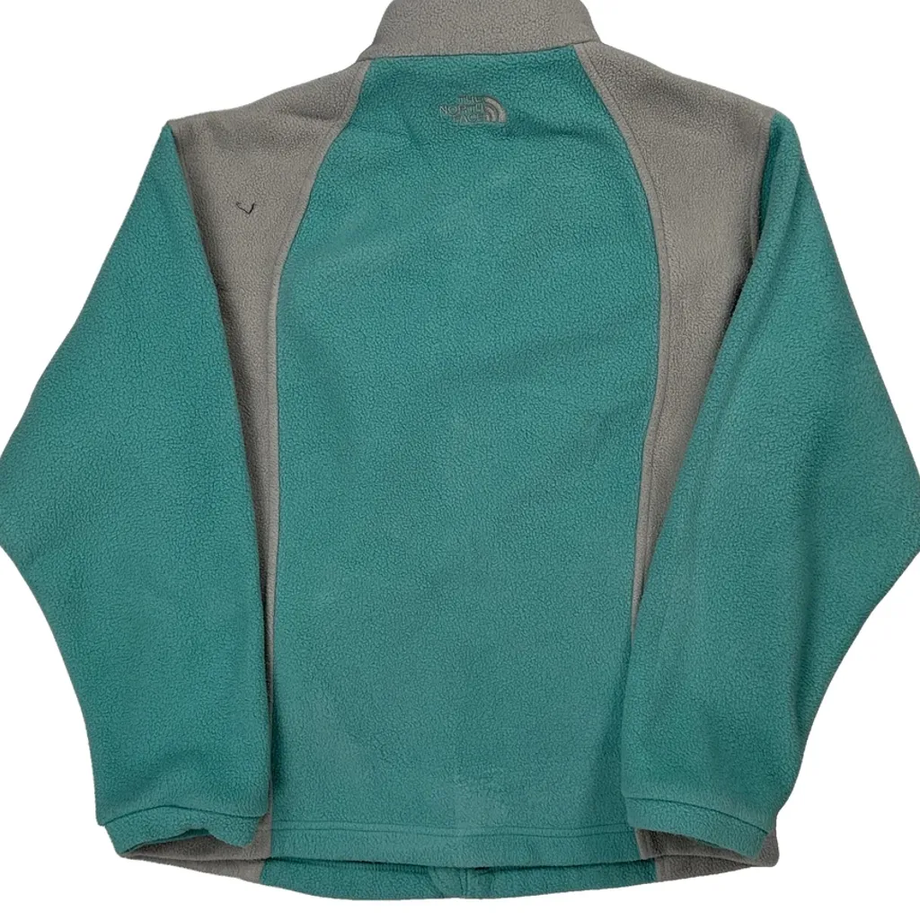 The North Face Fleece Jacket - Small Green Polyester - Image 6
