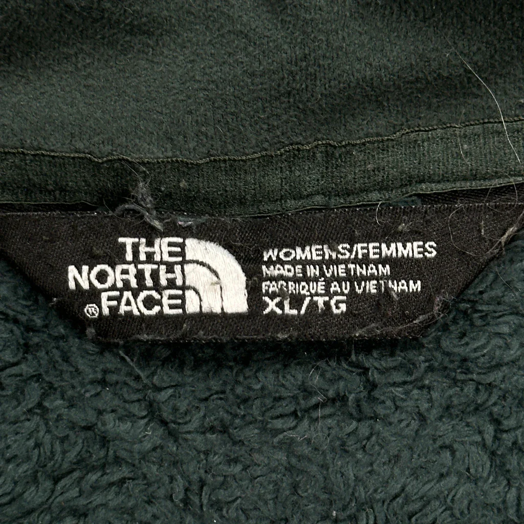 The North Face Fleece Jacket - XL Green Polyester - Image 3