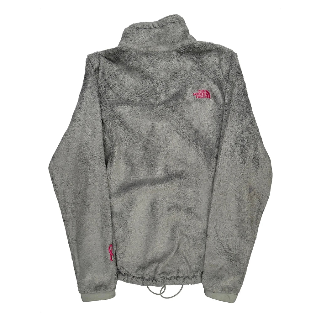 The North Face Fleece Jacket - Large Grey Polyester - Image 2