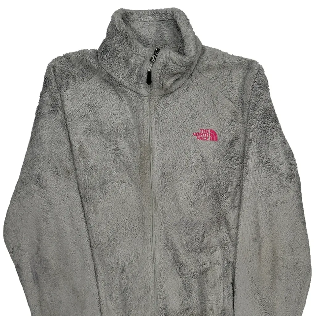 The North Face Fleece Jacket - Large Grey Polyester - Image 5