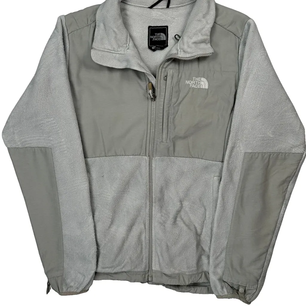 The North Face Denali Fleece Jacket - Large Grey Polyester - Image 4