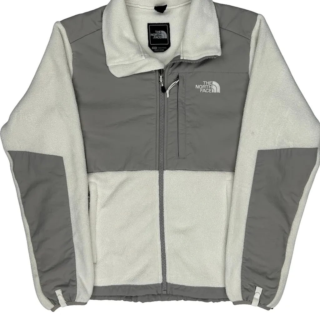 The North Face Denali Fleece Jacket - Medium Grey Polyester - Image 4