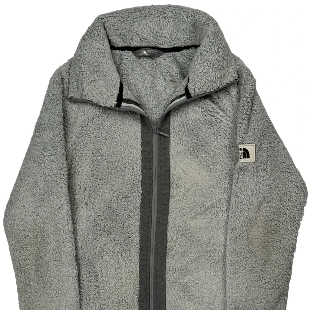 The North Face Fleece Jacket - Medium Grey Polyester - Image 4