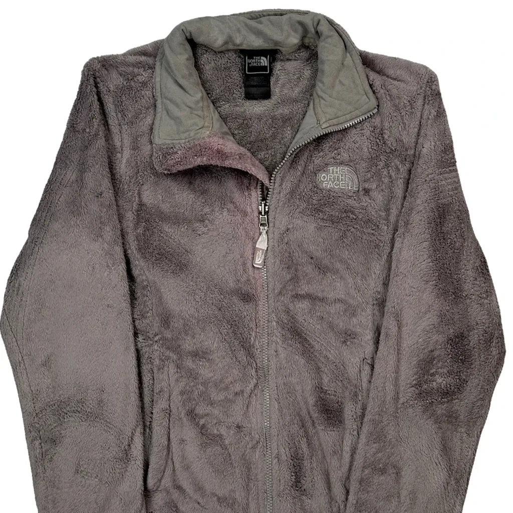 The North Face Fleece Jacket - Medium Grey Polyester - Image 5