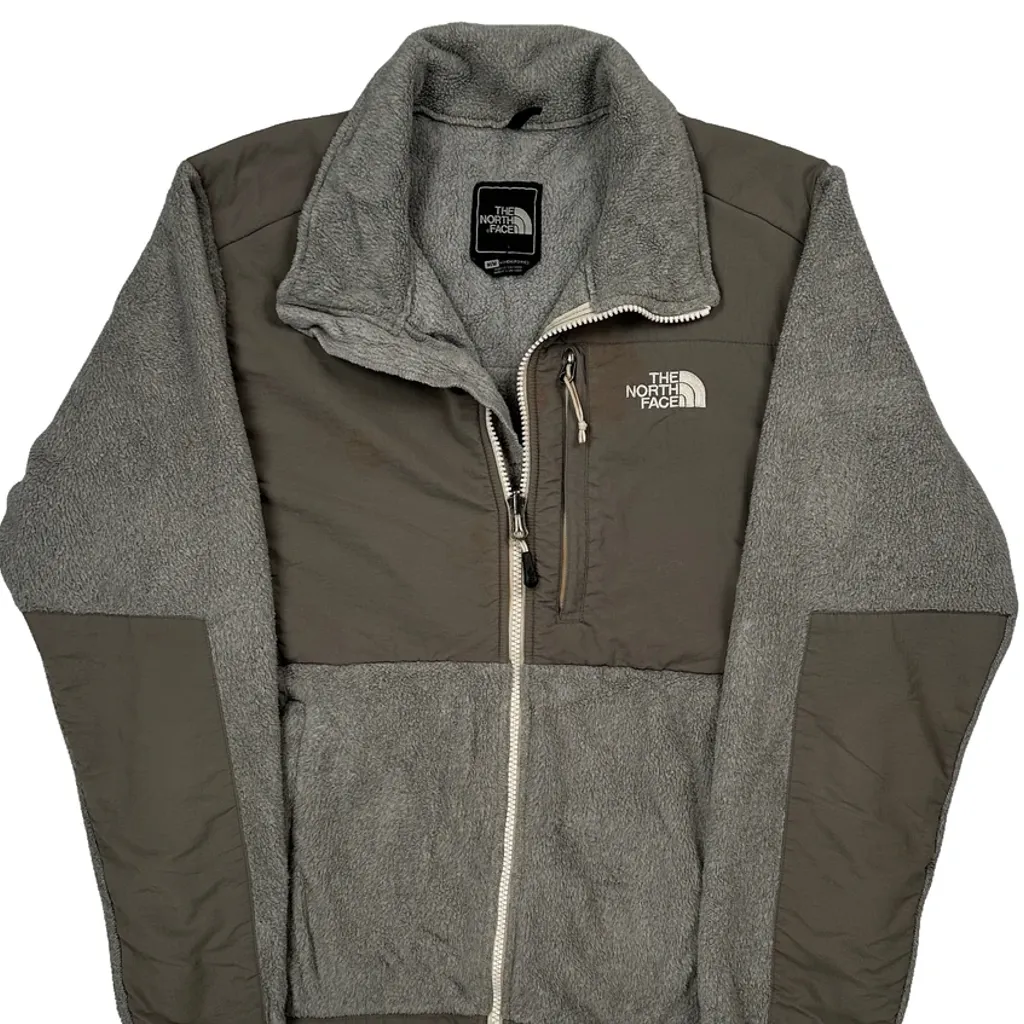 The North Face Denali Fleece Jacket - Medium Grey Polyester - Image 4