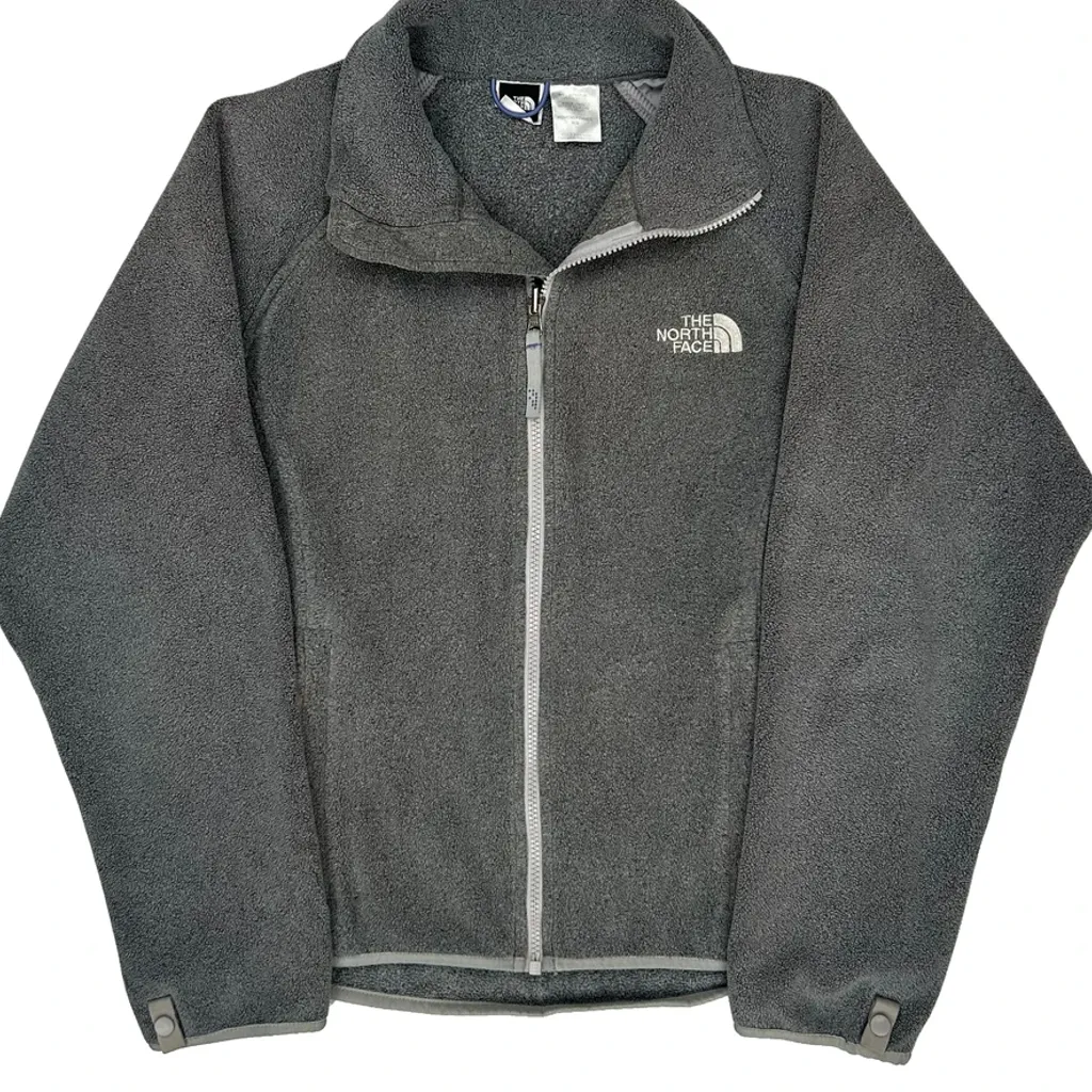 The North Face Fleece Jacket - Medium Grey Polyester - Image 4