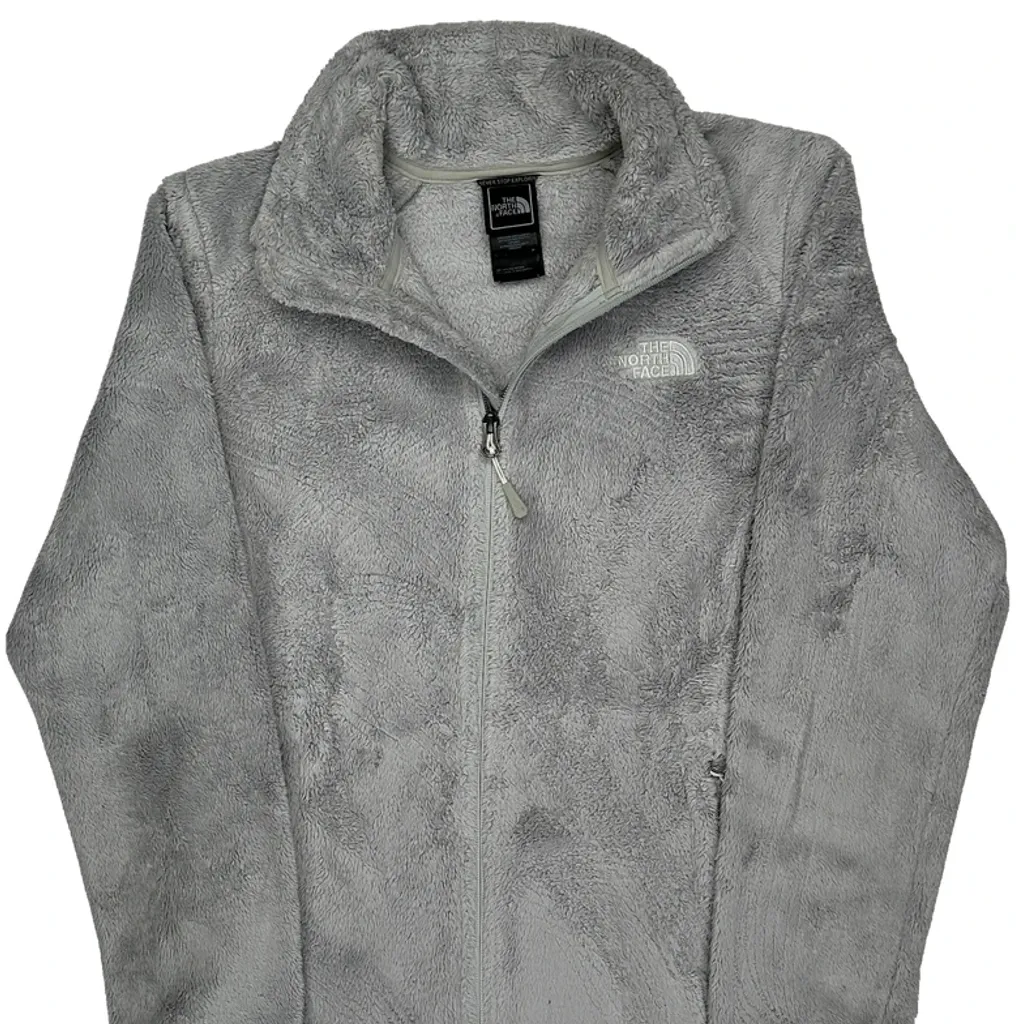 The North Face Fleece Jacket - Small Grey Polyester - Image 4