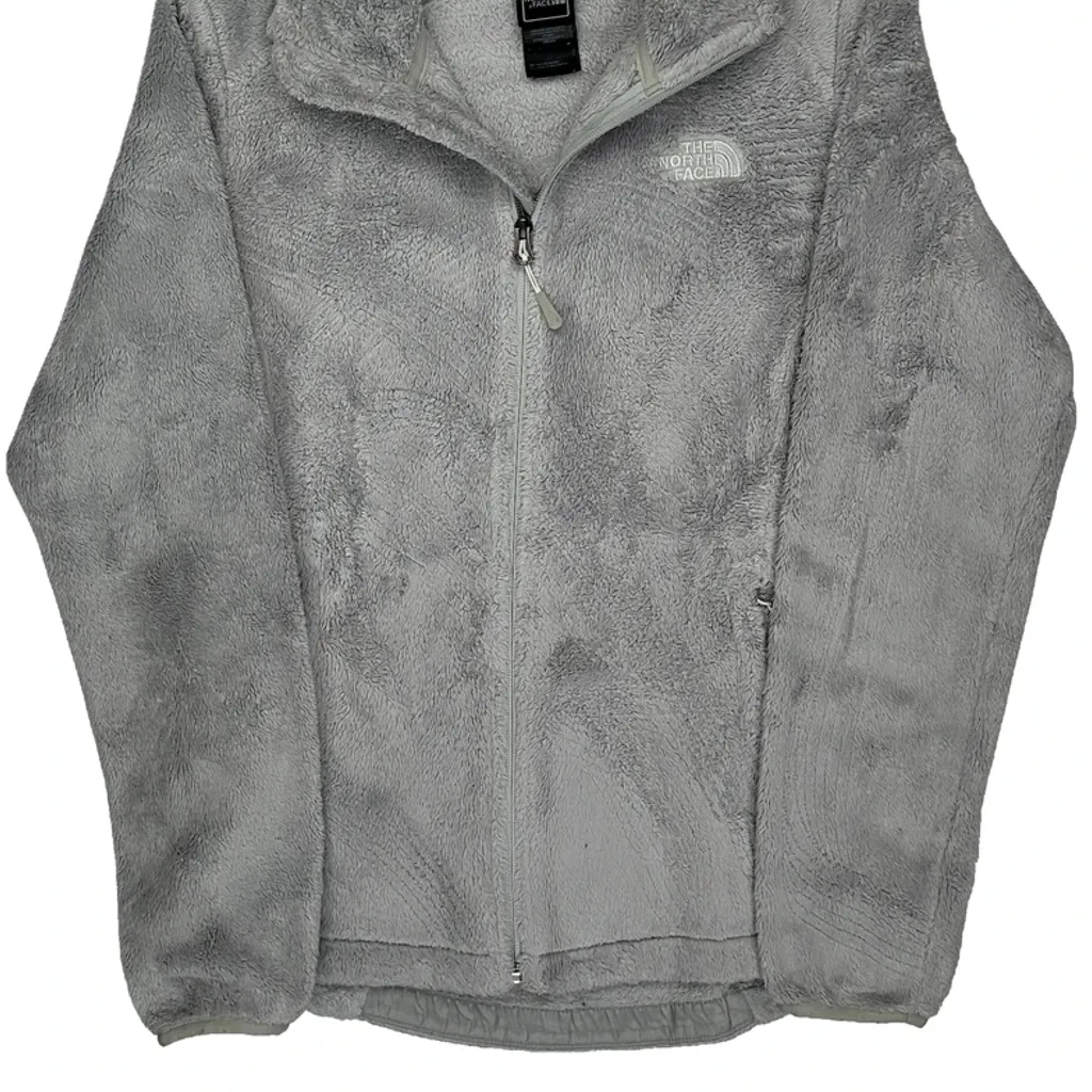 The North Face Fleece Jacket - Small Grey Polyester - Image 5