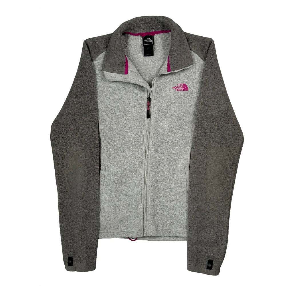 The North Face Fleece Jacket - Small Grey Polyester