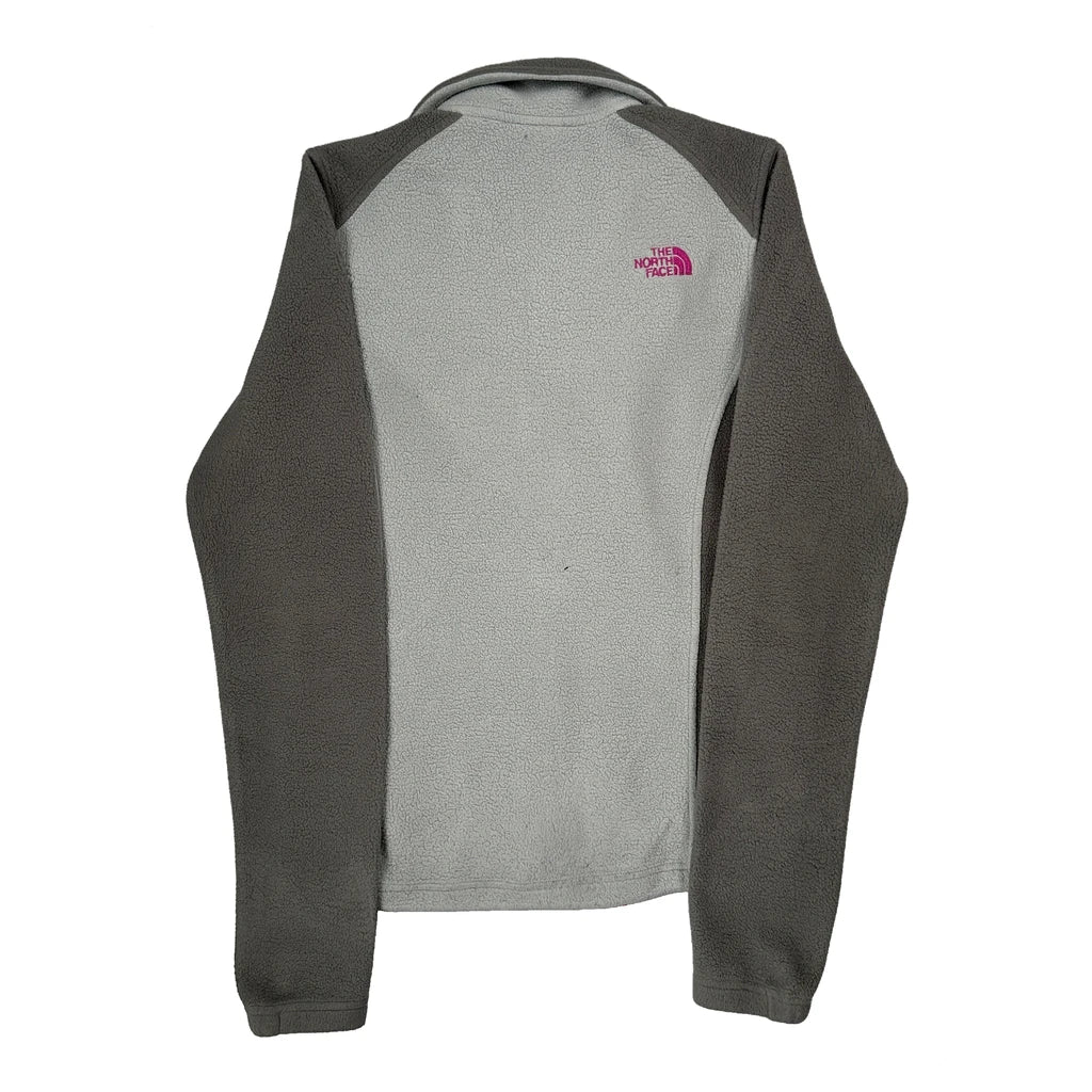 The North Face Fleece Jacket - Small Grey Polyester - Image 2