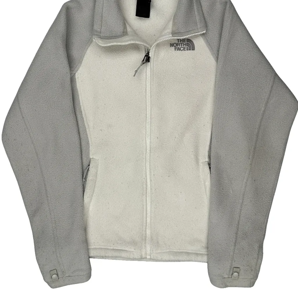 The North Face Fleece Jacket - Small Grey Polyester - Image 5