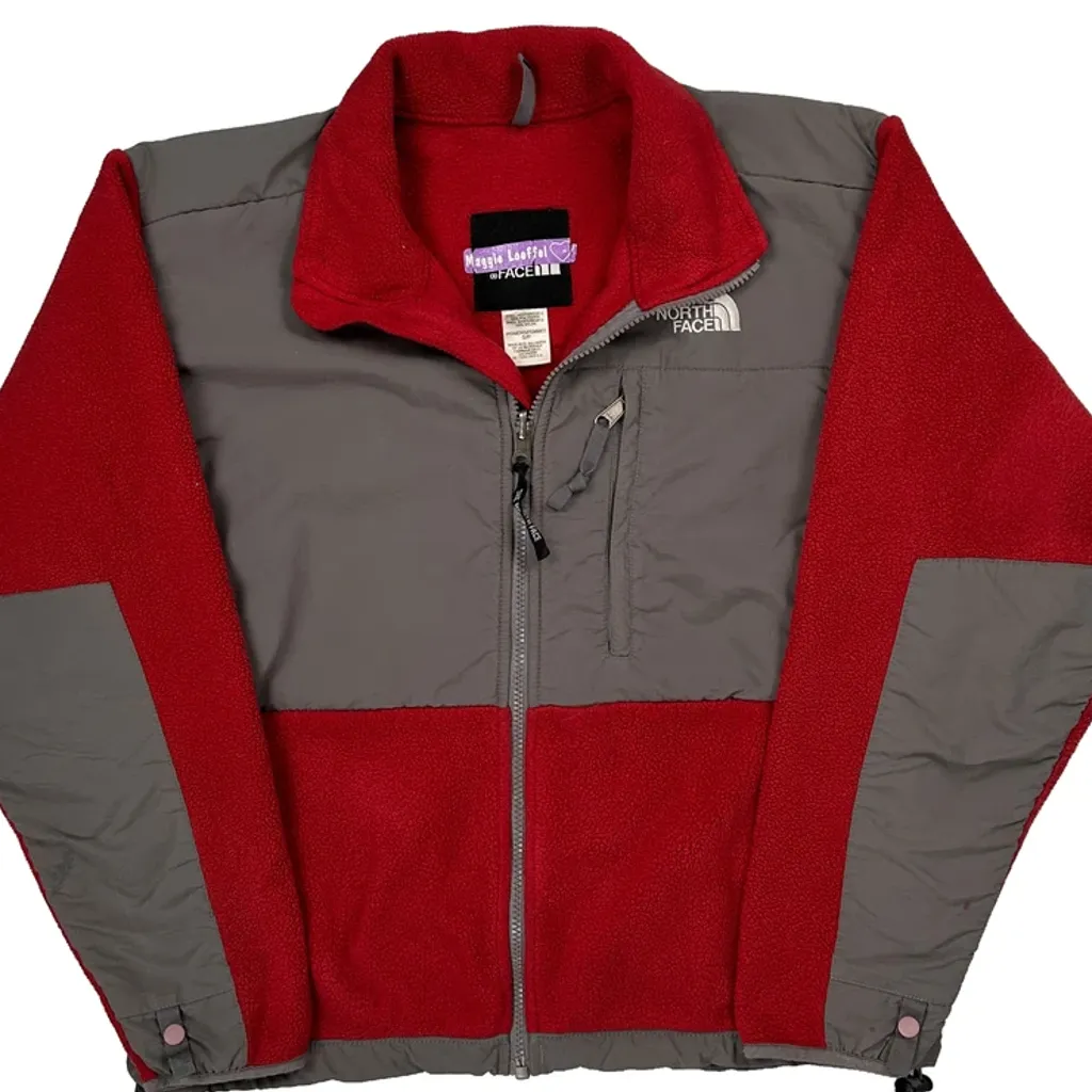 The North Face Denali Fleece Jacket - Small Grey Nylon - Image 4