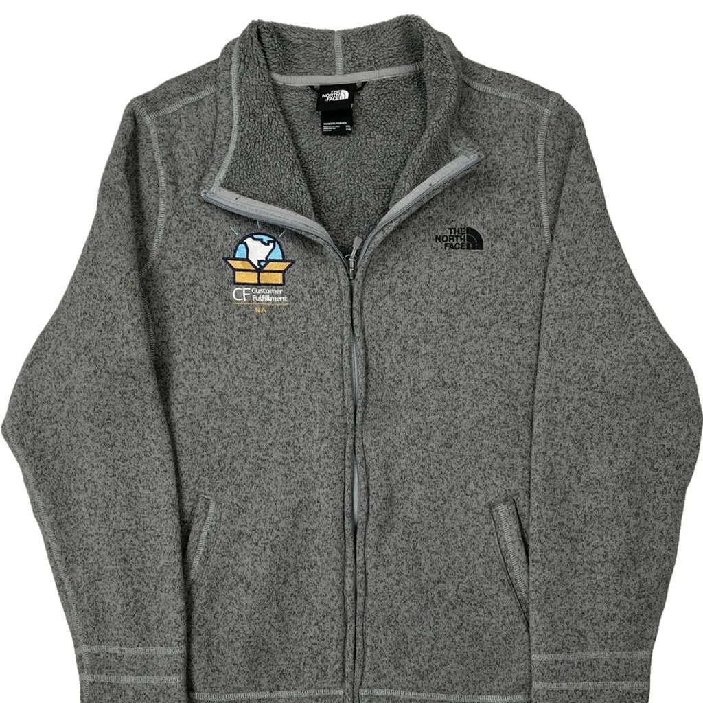 The North Face Fleece Jacket - 2XL Grey Polyester - Image 4