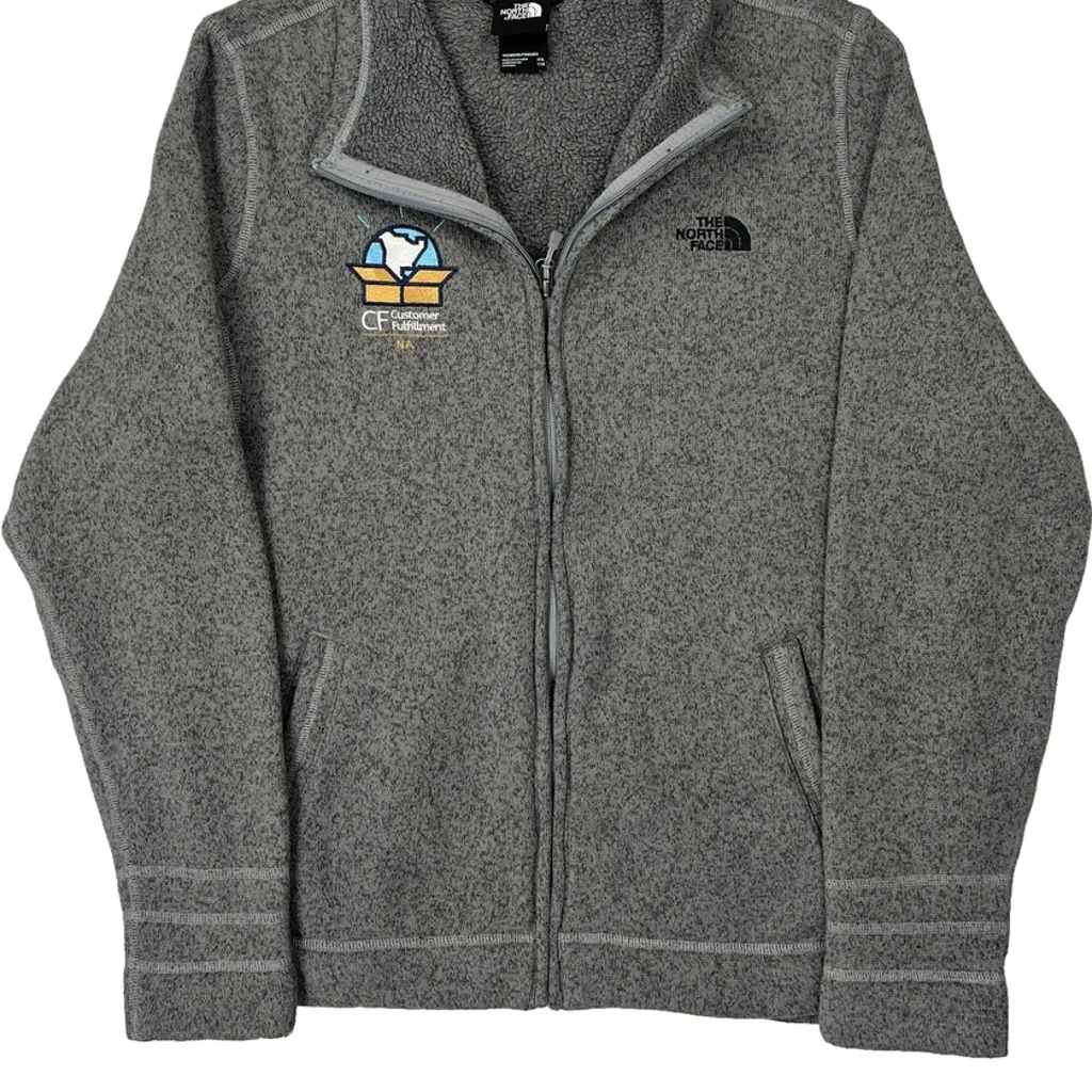 The North Face Fleece Jacket - 2XL Grey Polyester - Image 5