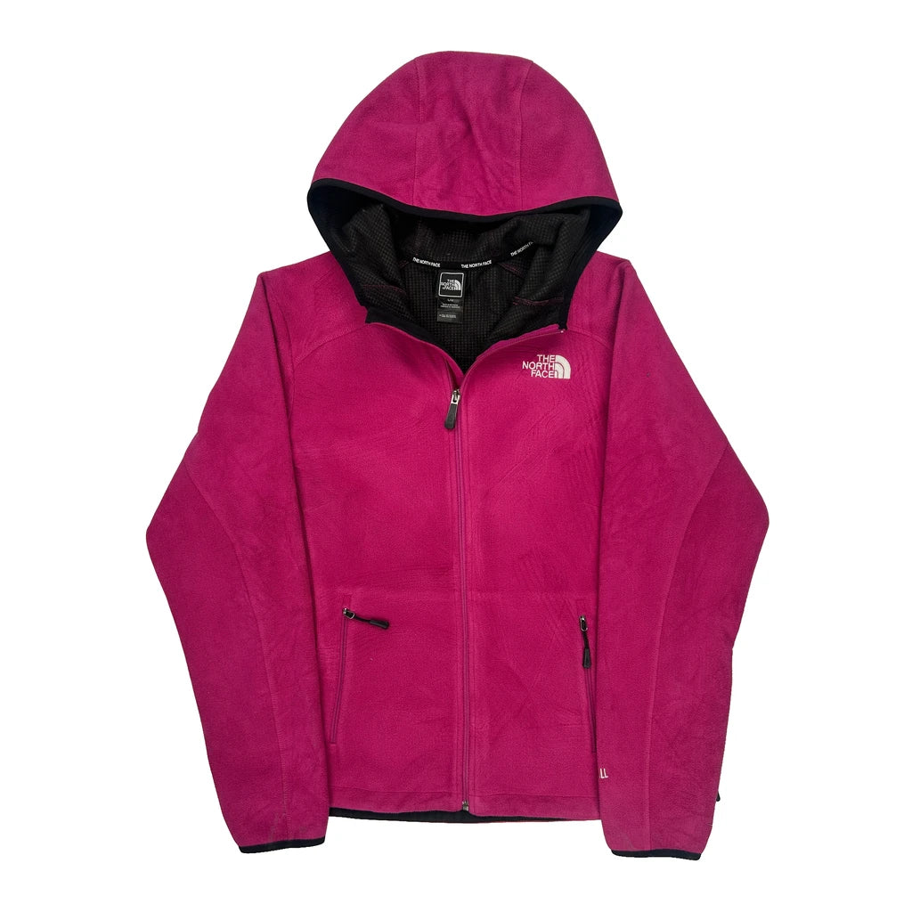 The North Face Fleece Jacket - Large Pink Polyester