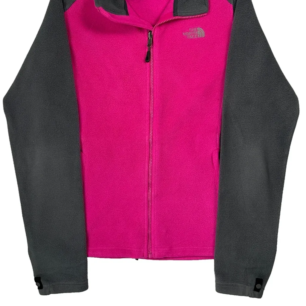 The North Face Fleece Jacket - Large Pink Polyester - Image 4