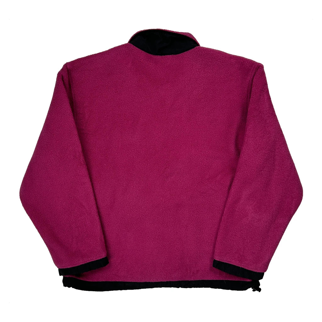 The North Face Fleece Jacket - Medium Pink Polyester - Image 2