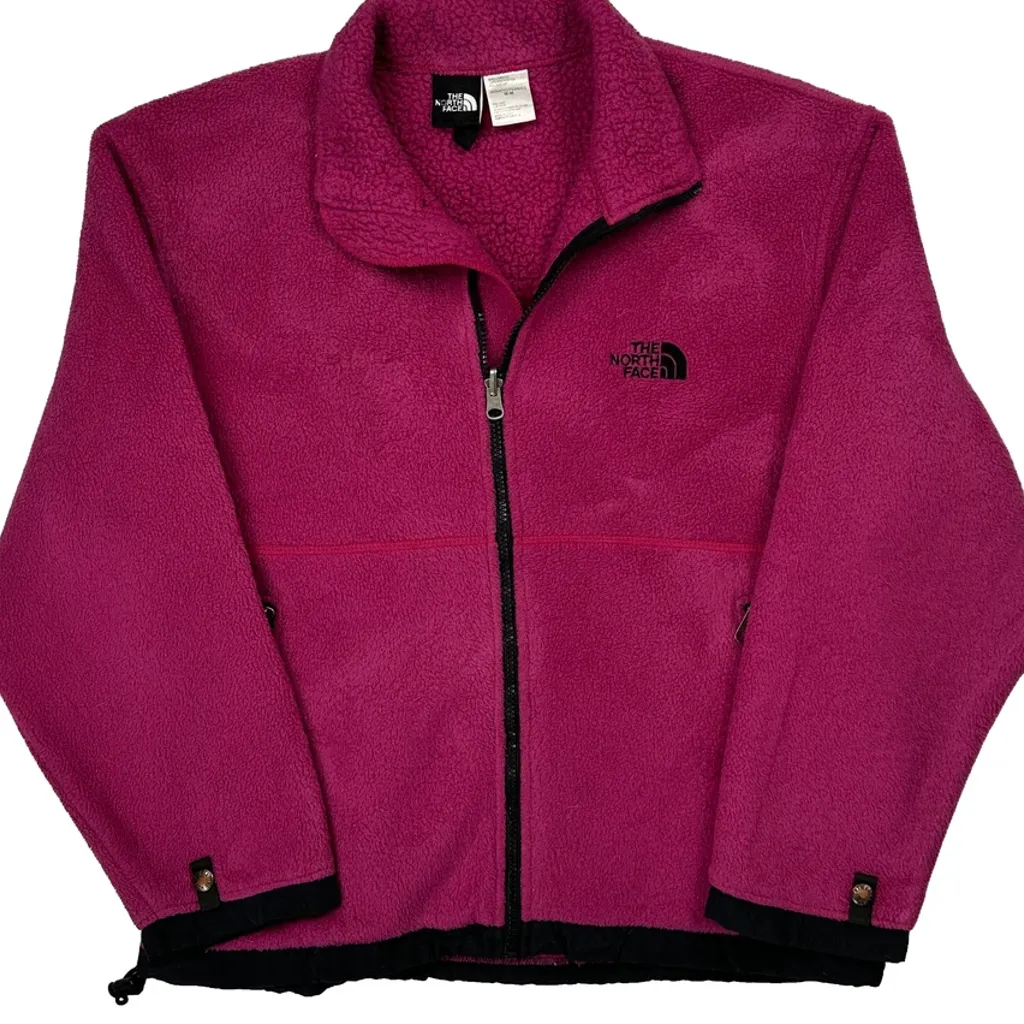 The North Face Fleece Jacket - Medium Pink Polyester - Image 4