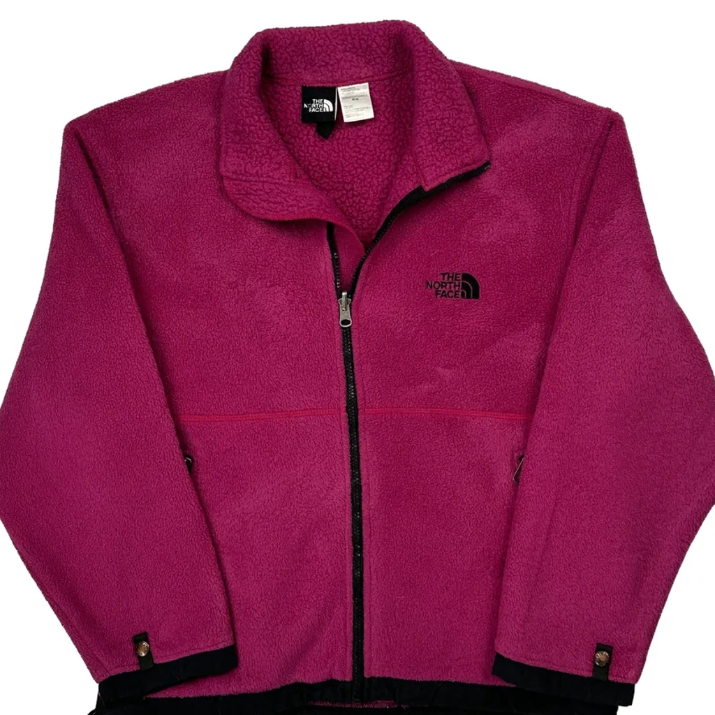 The North Face Fleece Jacket - Medium Pink Polyester - Image 5
