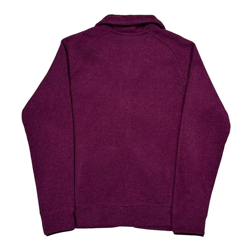 The North Face Fleece Jacket - Large Purple Polyester - Image 2