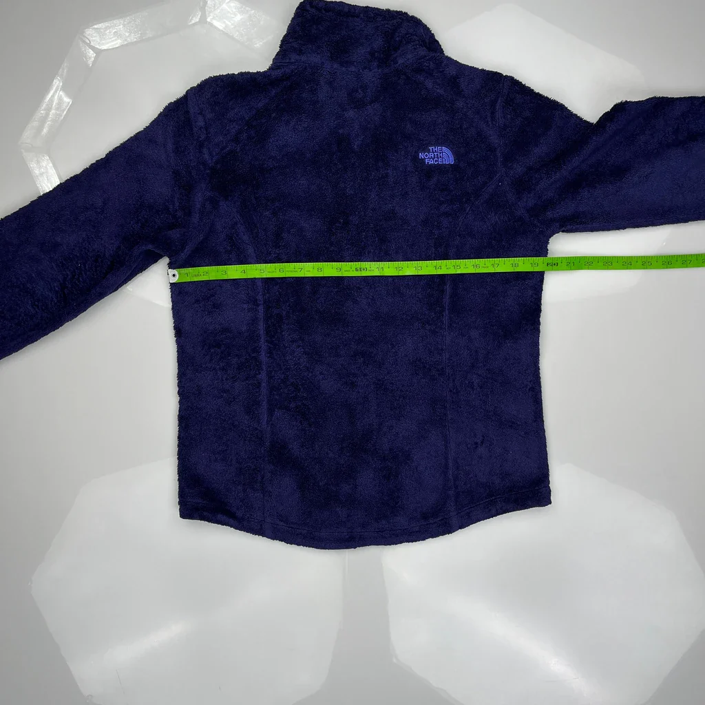 The North Face Fleece Jacket - Medium Purple Polyester - Image 3