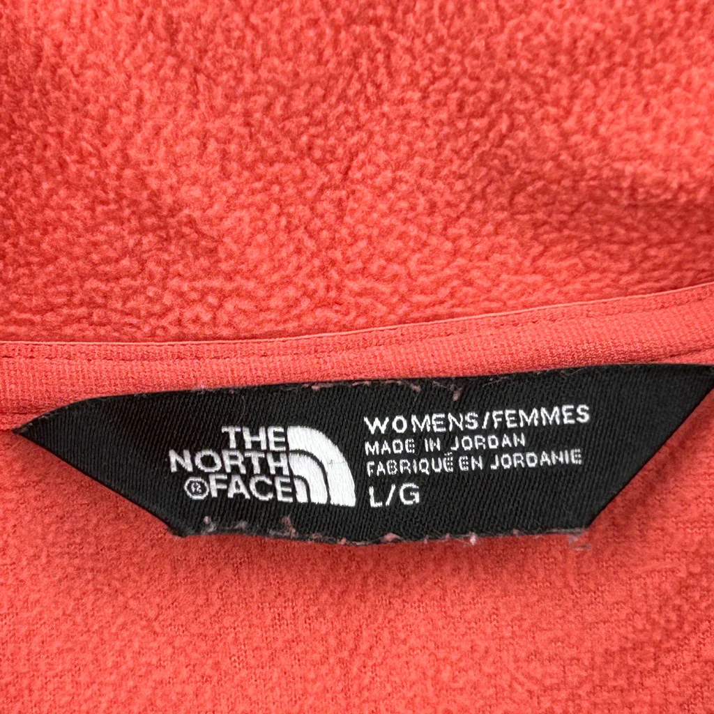 The North Face Denali Fleece Jacket - Large Red Polyester - Image 3