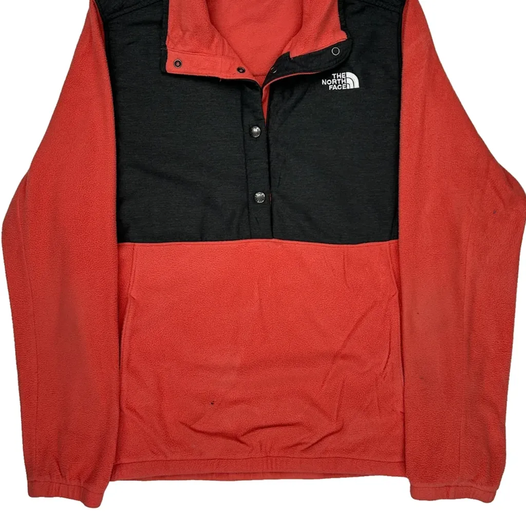 The North Face Denali Fleece Jacket - Large Red Polyester - Image 4