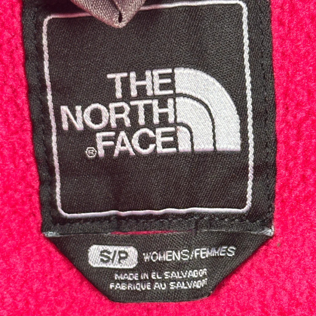 The North Face Denali Fleece Jacket - Small Red Polyester - Image 3