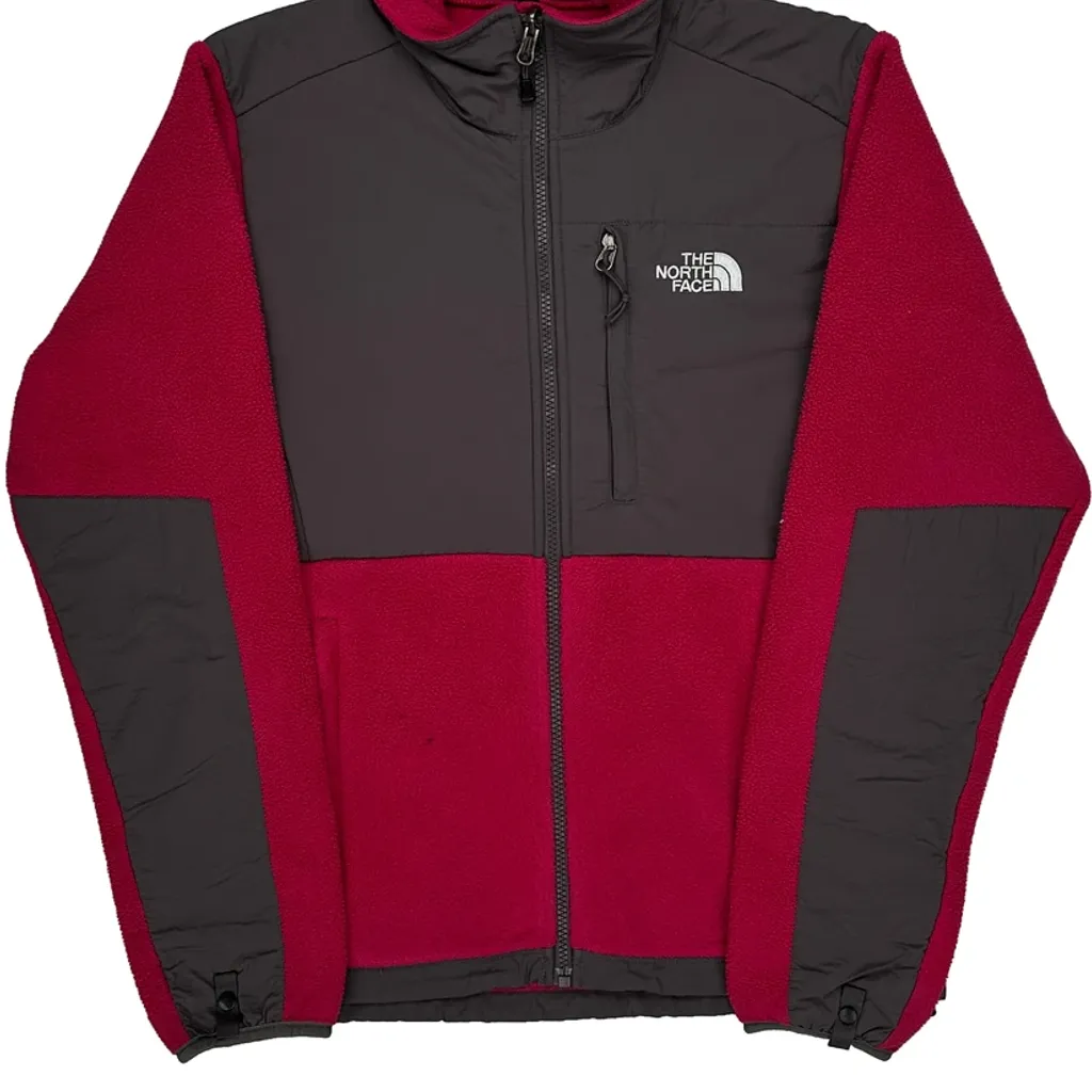 The North Face Denali Fleece Jacket - Small Red Polyester - Image 4
